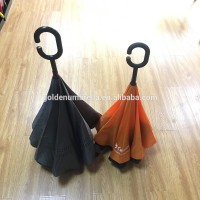 Big Size Upside Down golf Inverted Umbrella Cars Reverse Umbrella