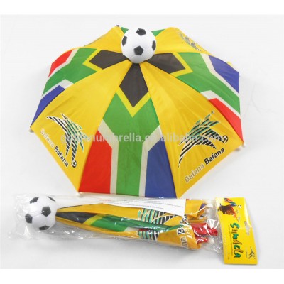 football custom Logo Printed Small Umbrella Hat