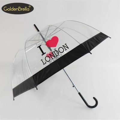 POE Dome shape umbrella apllo transparent umbrella