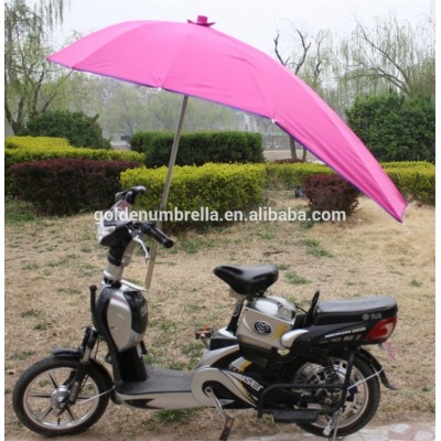 Logo-printing windproof advertising scooter umbrella